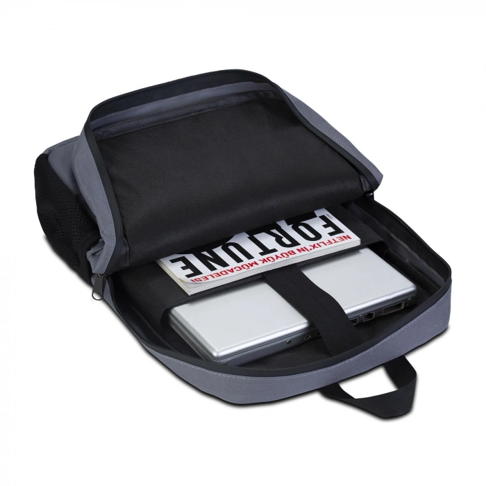 Classone 15,60 inch Uyumlu W300- Mila serisi  Macbook, Laptop , Notebook Sırt Çantası  - Gri