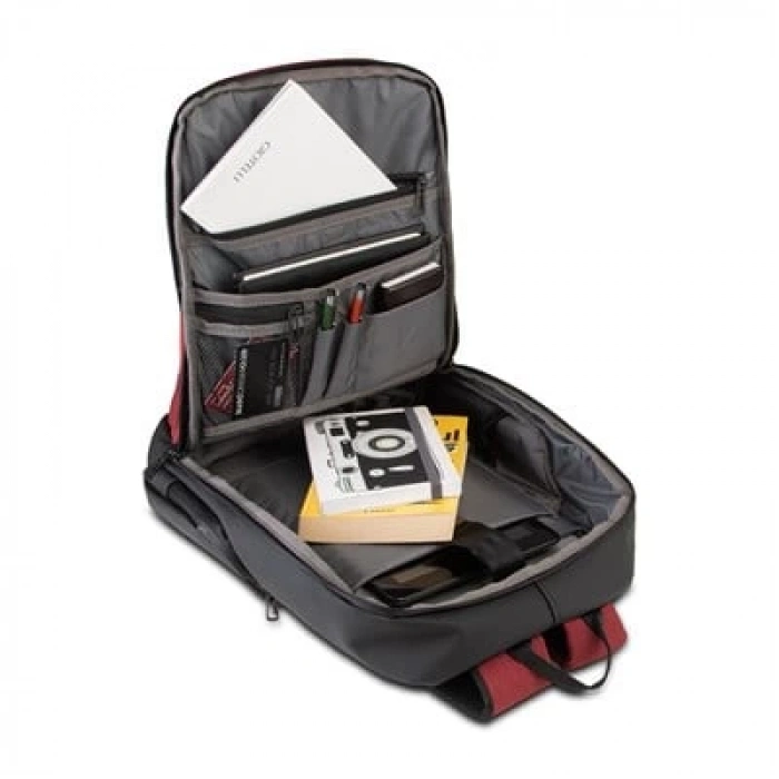 Classone BP-IT805 Parma Serisi WTXpro Su Geçirmez Kumaş  15.6  Notebook Sırt Çantası-Bordo