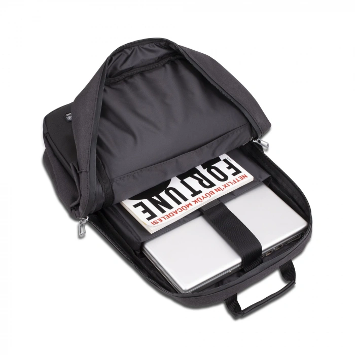 Classone BP-TX304 Combo Serisi 15,6 inch , Su Geçirmez Kumaş ve Su Geçirmez fermuar Notebook, Laptop , Macbook Sırt Çantası -Antrasit Gri