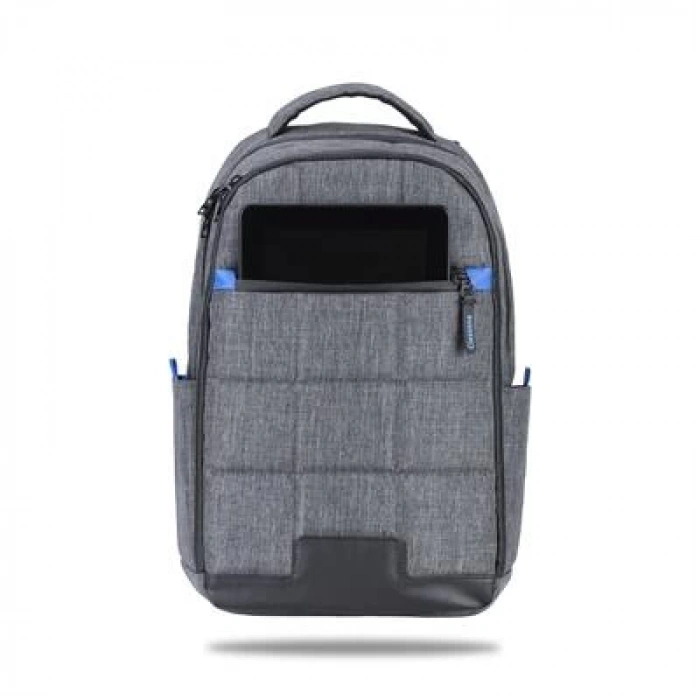 Classone La Spezia Serisi BP-IT604 15.6 inch WTXpro Su Geçirmeaz kumaş, Su Geçirmez Fermuar, Laptop Sırt Çantası –Gri