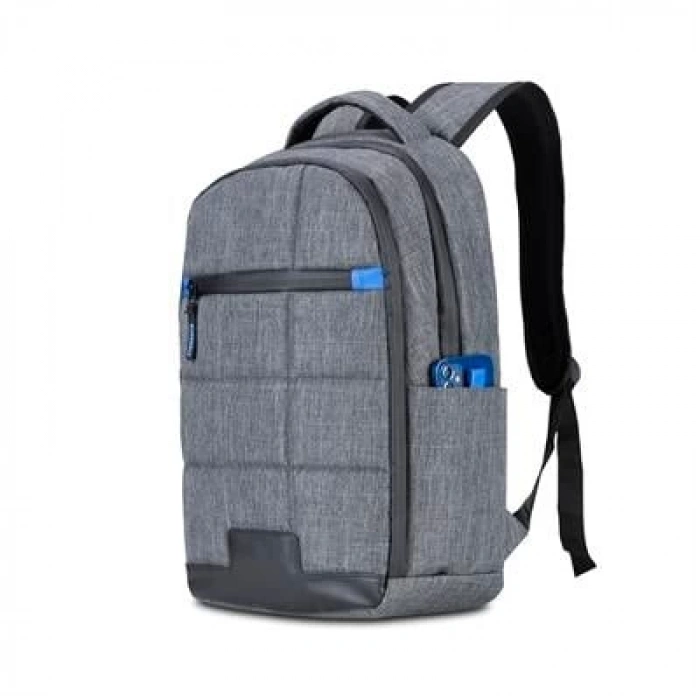 Classone La Spezia Serisi BP-IT604 15.6 inch WTXpro Su Geçirmeaz kumaş, Su Geçirmez Fermuar, Laptop Sırt Çantası –Gri