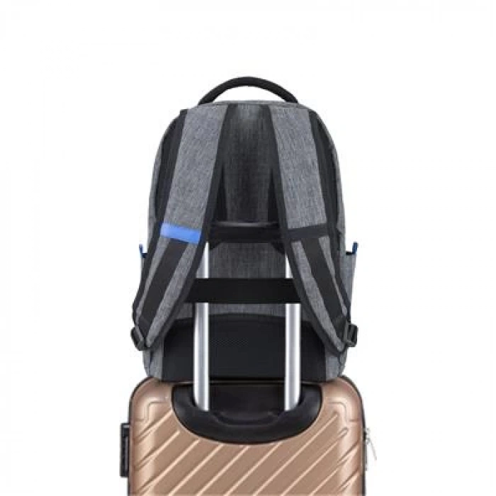 Classone La Spezia Serisi BP-IT604 15.6 inch WTXpro Su Geçirmeaz kumaş, Su Geçirmez Fermuar, Laptop Sırt Çantası –Gri