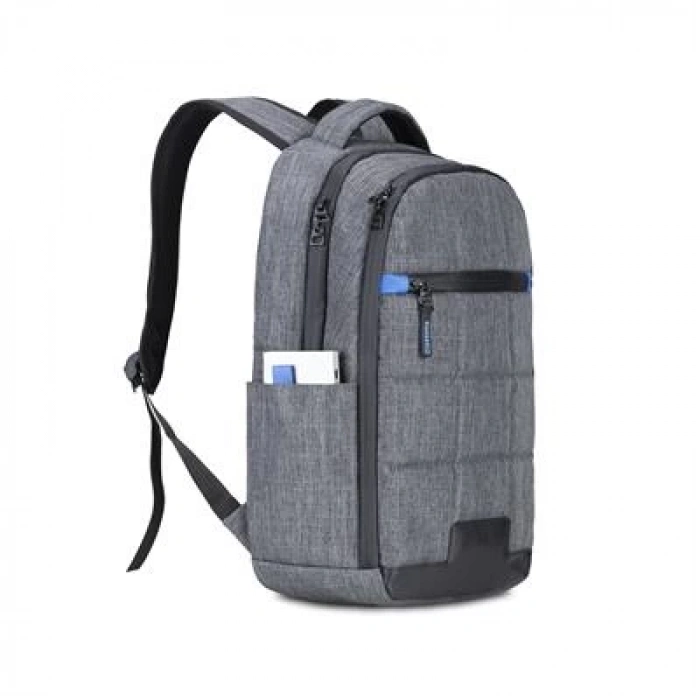Classone La Spezia Serisi BP-IT604 15.6 inch WTXpro Su Geçirmeaz kumaş, Su Geçirmez Fermuar, Laptop Sırt Çantası –Gri