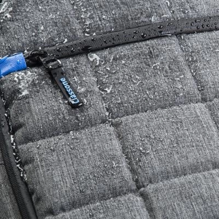 Classone La Spezia Serisi BP-IT604 15.6 inch WTXpro Su Geçirmeaz kumaş, Su Geçirmez Fermuar, Laptop Sırt Çantası –Gri