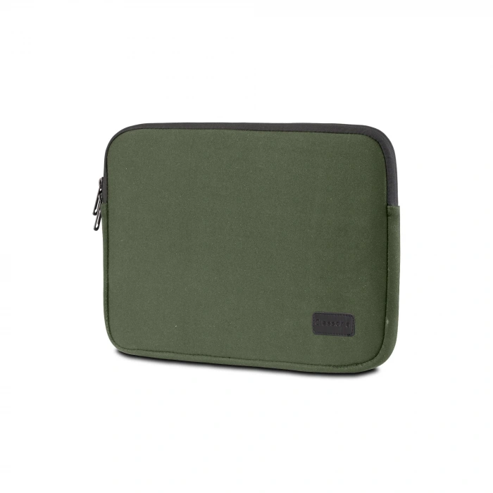 Classone livorno Serisi 13-14 inch uyumlu Mac Air , Macbook , Tablet Taşıma Çantası-Yeşil