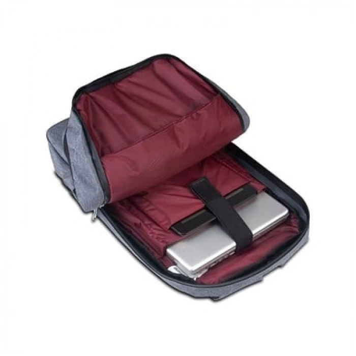 Classone Messina WTXpro Su Geçirmez Kumaş 15.6 inch BP-MS504  Sırt Çantası -Gri