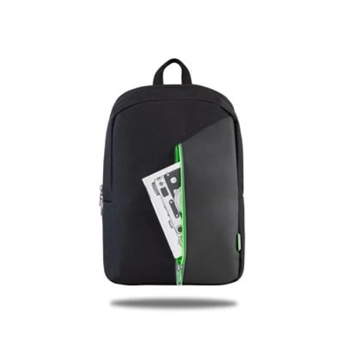 Classone Modena Serisi PR-R300Y 15.6 İnç Notebook Sırt Çantası-Siyah-Yeşil Astar