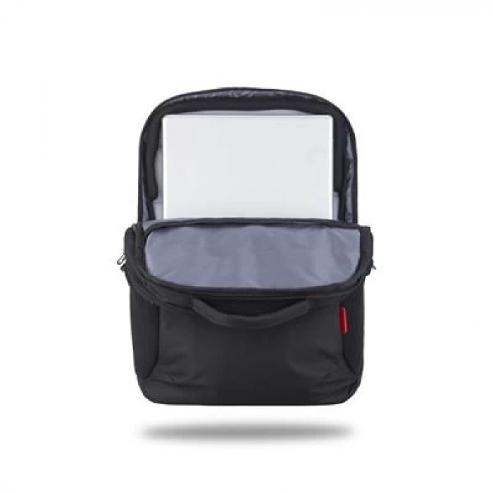 Classone Perugia  Serisi BP-S560 WTXpro Su Geçirmez Kumaş 15.6 inch WTXpro Notebook Sırt Çantası –Siyah