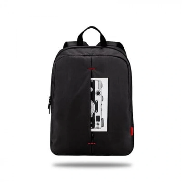 Classone PR-R140 Roma Medium Serisi WTXpro Su Geçirmez Kumaş Notebook 14 inch Sırt Çantası / Siyah