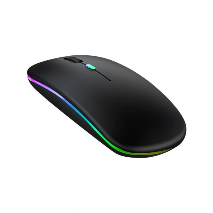 Classone RGB-100F Rgb Işıklı, Efektli, Silent-Sessiz,rf Kablosuz, Bluetooth Mouse - Siyah