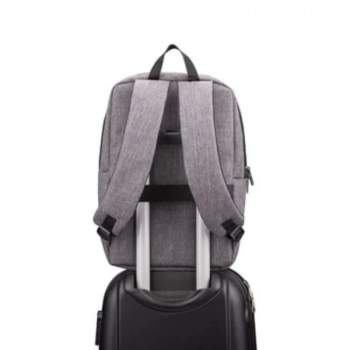 Classone Triesta Serisi, RC58-154 Recycled kumaş , 15.6 inch Uyumlu Macbook, Laptop , Notebook Sırt Çantası- Keten Gri