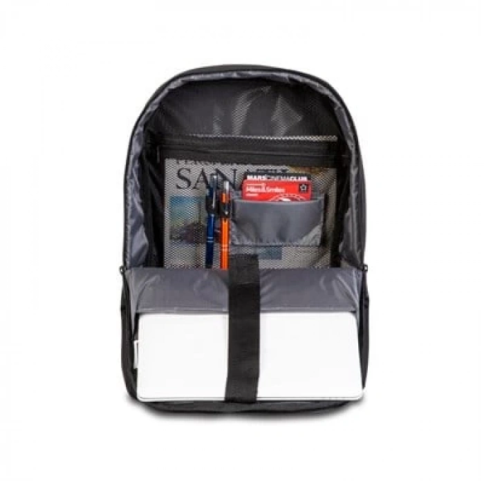Classone TW1500 WTXpro Su Geçirmez Kumaş Twin Color 15.6 inch  Notebook Sırt Çantası-Siyah