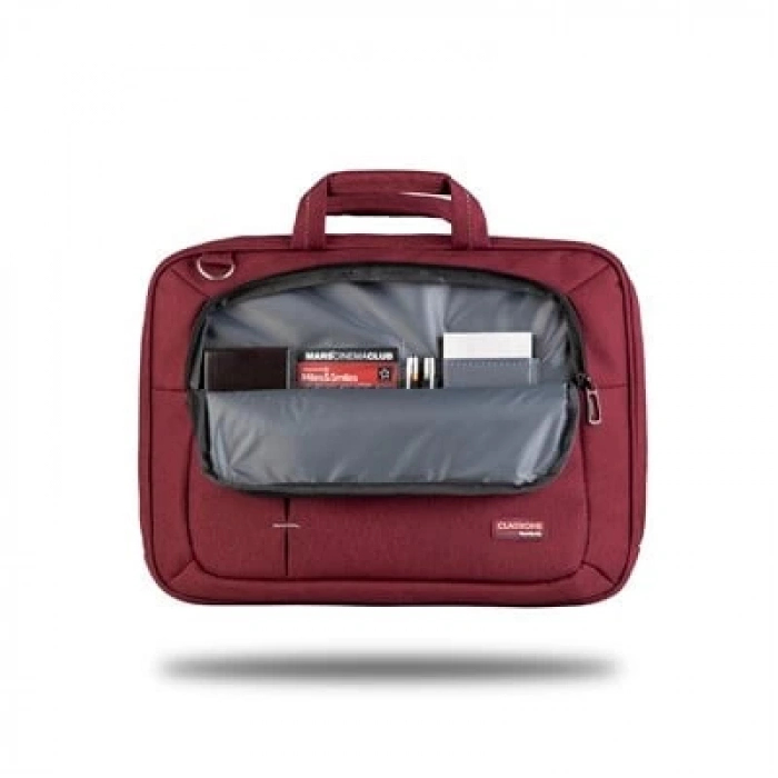 Classone UL165 WTXpro Su Geçirmez Kumaş Ultrabook Serisi 13.3 - 15,6 inch uyumlu Notebook El Çantası- Bordo
