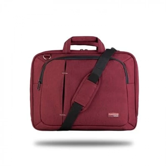 Classone UL165 WTXpro Su Geçirmez Kumaş Ultrabook Serisi 13.3 - 15,6 inch uyumlu Notebook El Çantası- Bordo