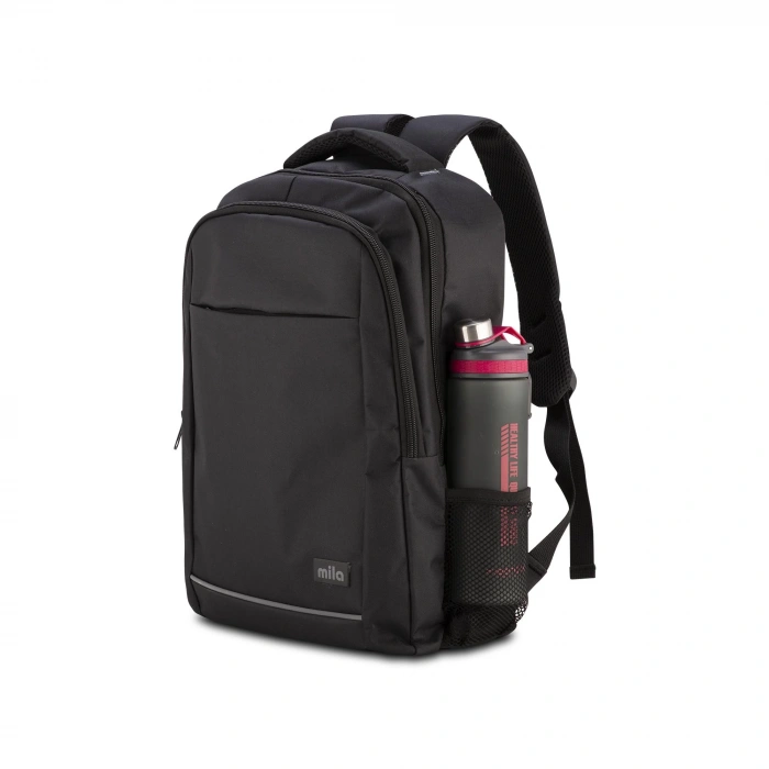Classone W500 15.60 inch Mila Serisi Ki3-01-003 Network 4  Serisi – Reflektörlü- Lenovo,Hp,Asus,Monster,Macbook,Mac Air Uyumlu Laptop Sırt Çantası – Siyah