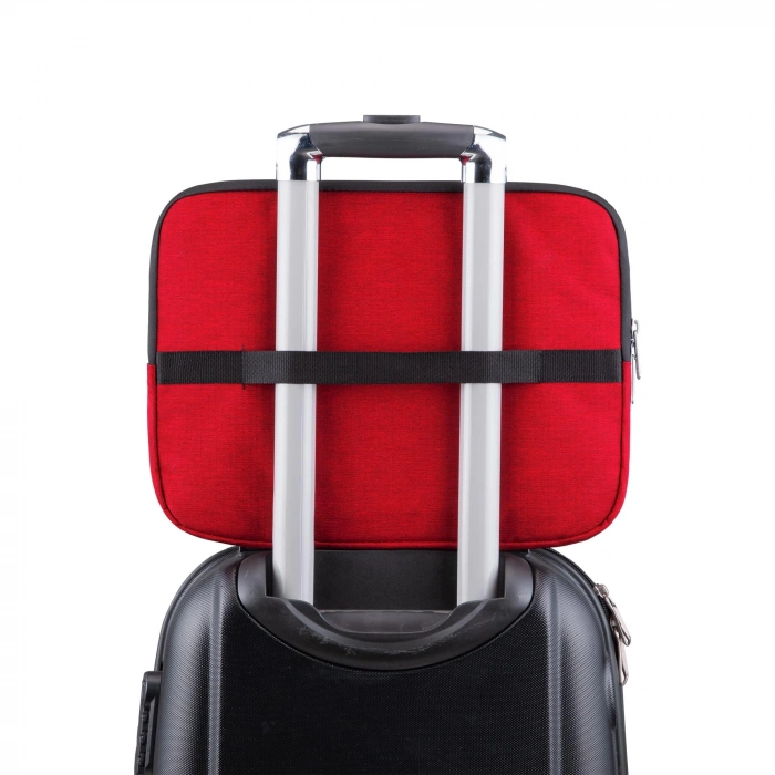 Classone WSL1502 livorno Serisi 15.6 inch uyumlu Macbook, Laptop , Notebook Taşıma Çantası-Kırmızı