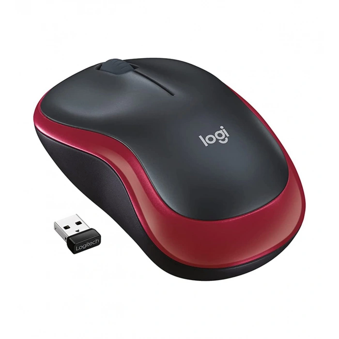 Logitech M185 910-002237 Kırmızı Optik Kablosuz Mouse
