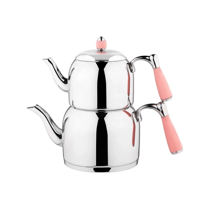 Özkent Armine Çaydanlık Mini Boy K 376 Pembe Süzgeçli