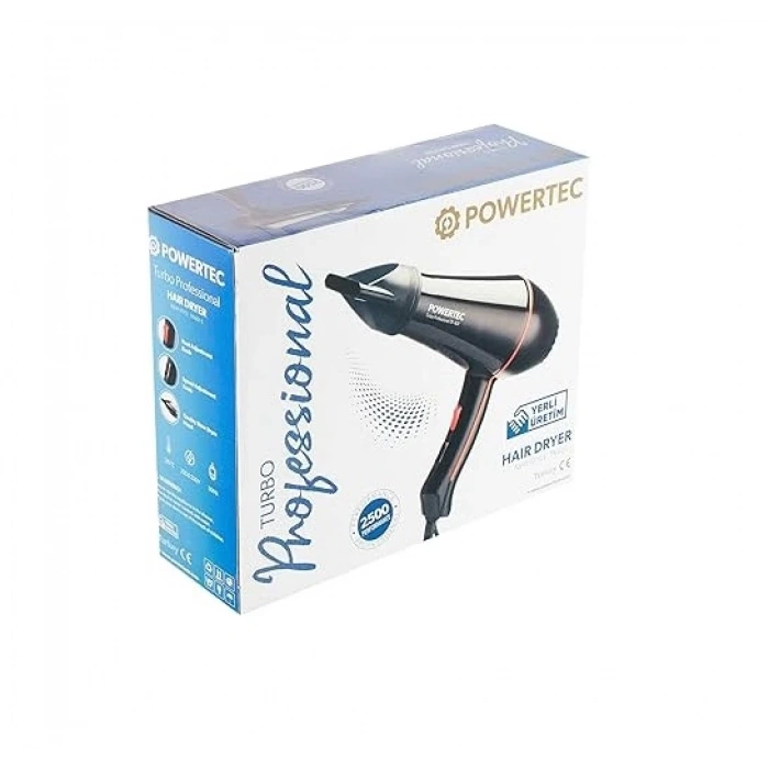 Powertec TR-601 Profesyonel 2500 W Saç Kurutma Fön Makinesi