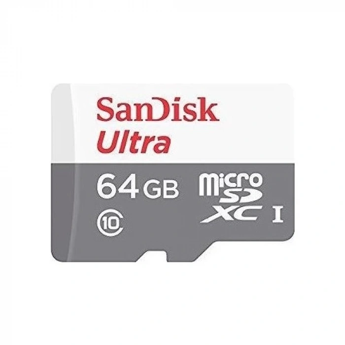 Sandisk Ultra 64GB 100MB/S Microsdxc Uhs-I Hafıza Kartı SDSQUNR-064G-GN3MN
