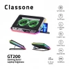 Classone GT200 2 Fanlı RGB 15.6-17 Laptop Soğutucu