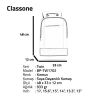 Classone TW1702 Twin Color 17 inch Notebook Sırt Çantası-Kırmızı