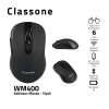 Classone WM400 Serisi Kablosuz Mouse -Siyah