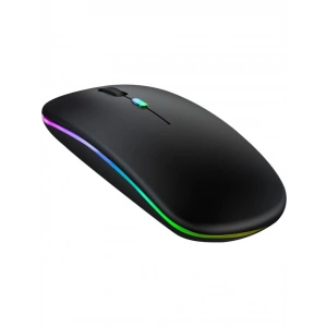Classone RGB-100F Rgb Işıklı, Efektli, Silent-Sessiz,rf Kablosuz, Bluetooth Mouse - Siyah