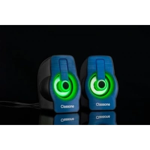 Classone X1 Blue RGB Gaming Hoparlör - Mavi