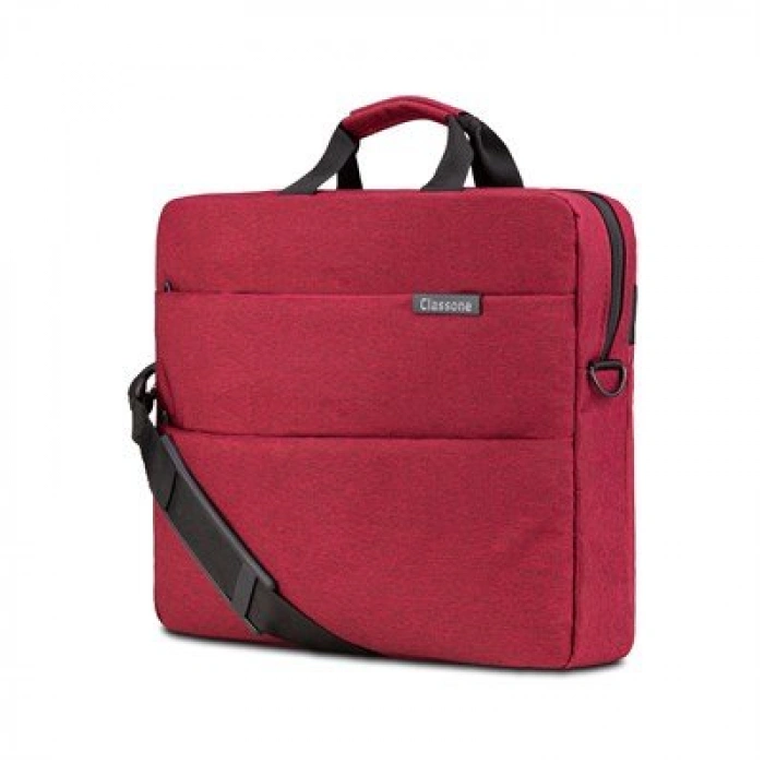 Classone WorkOut Serisi TL6005 WTXpro Su Geçirmez Kumaş 15.6 inch Laptop , Notebook Çantası -Bordo