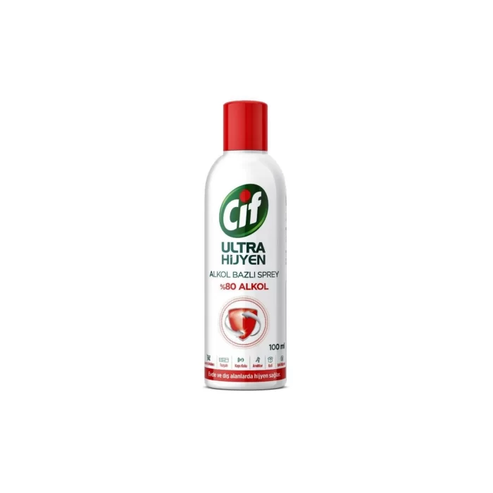 CIF ALKOL BAZLI SPREY 100ML. ULTRA HIJYEN