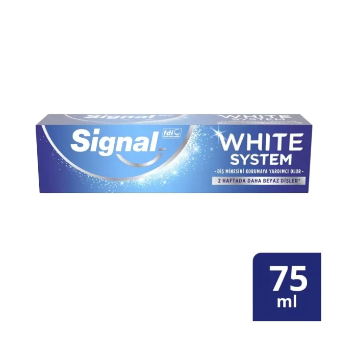 SIGNAL WHITE SYSTEM DIS MACUNU 75ML. ARINDIRICI BE