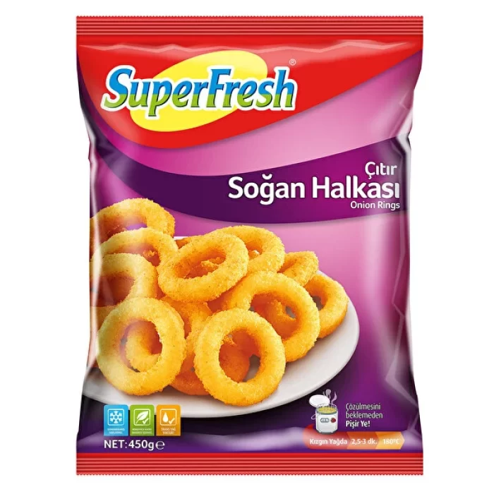 SUPERFRESH SOGAN HALKASI 450GR