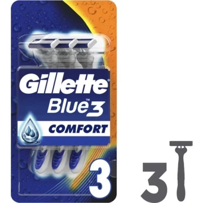 GILETTE BLUE3 COMFORT 3ADET