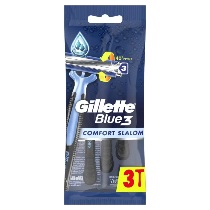 GILETTE BLUE3 COMFORT SLALOM 3ADET