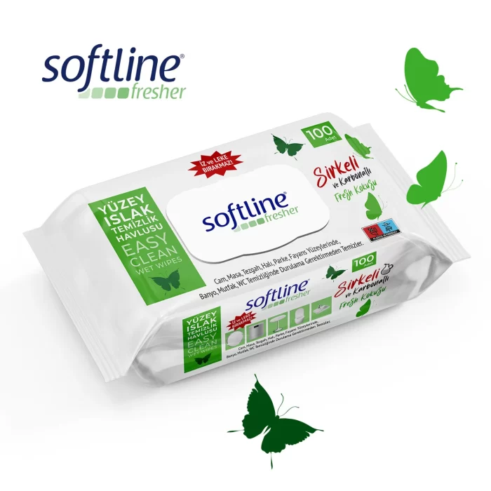 SOFTLINE YUZEY TEMIZLEME MENDILI DAG ESIN. 108LI