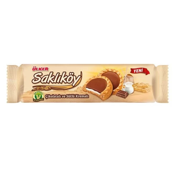 ULKER SAKLIKOY 100GR.SUTLU CIKOLATALI