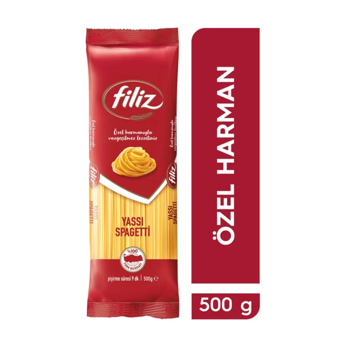 FILIZ MAKARNA 500GR. YASSI SPAGETTI