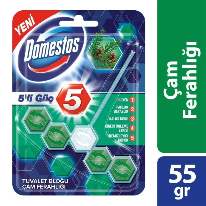 DOMESTOS WC BLOK 5LI CAM FERAHLIGI