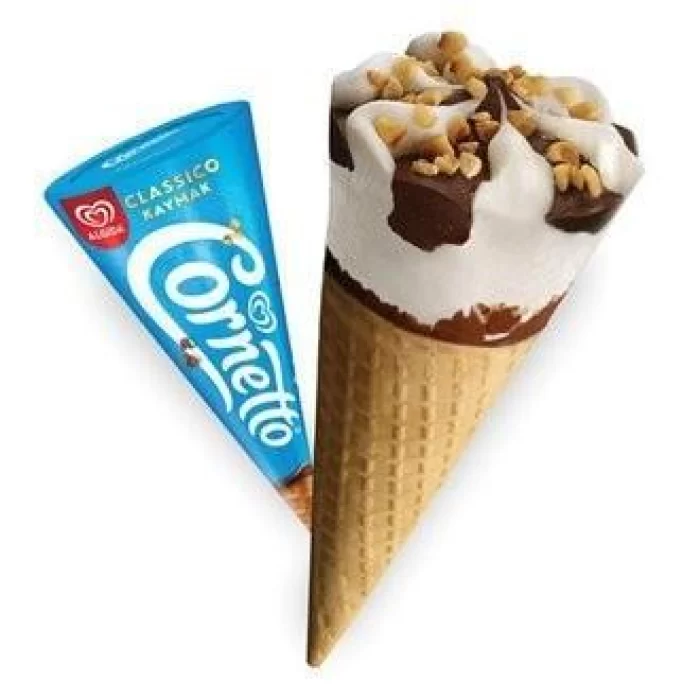 ALGIDA CLASSICO CORNETTO 125ML.KAYMAK