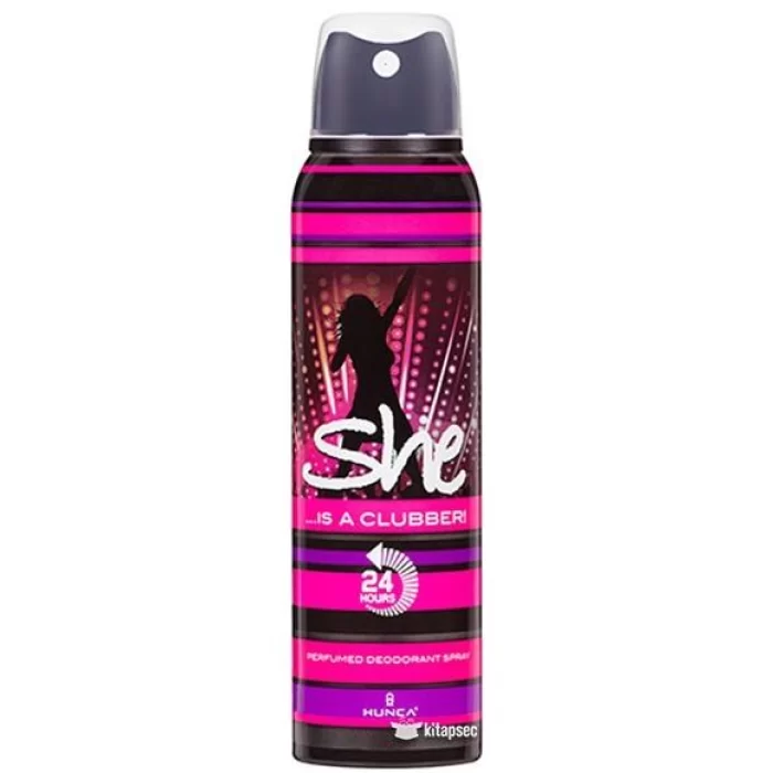 SHE DEODORANT 150ML. CLUBBER