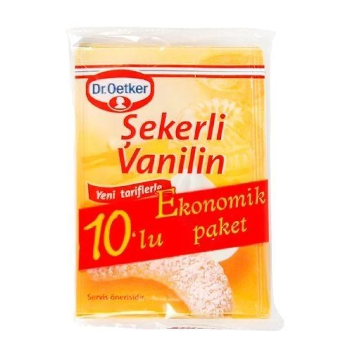 DR.OETKER SEKERLI VANILIN 10LU