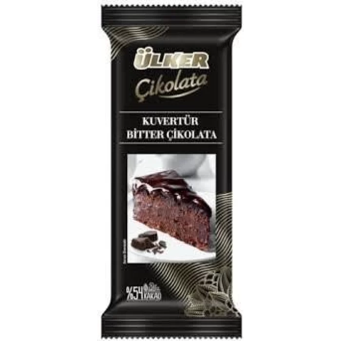 ULKER CIKOLATA 200GR.KUVERTUR BITTER