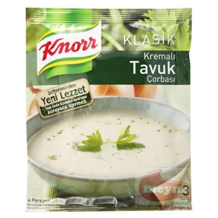 KNORR CORBA 63GR. MANTAR KREMALI