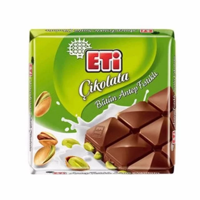 ETI KARE CIKOLATA 60GR ANTEP FISTIKLI