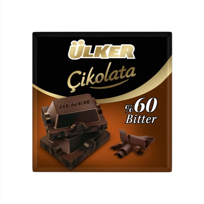 ULKER CIKOLATA 60GR.BITTER %52