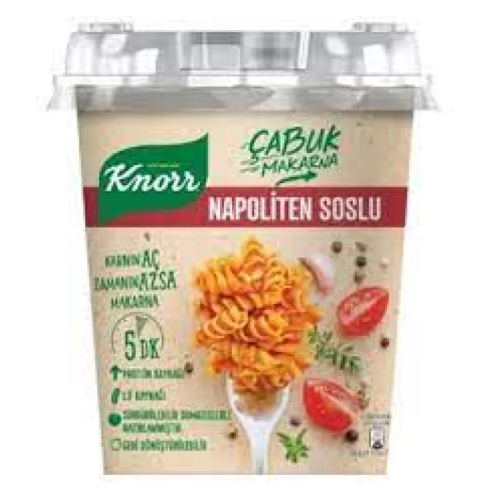 KNORR CABUK MAKARNA 67GR. NAPOLITEN SOSLU