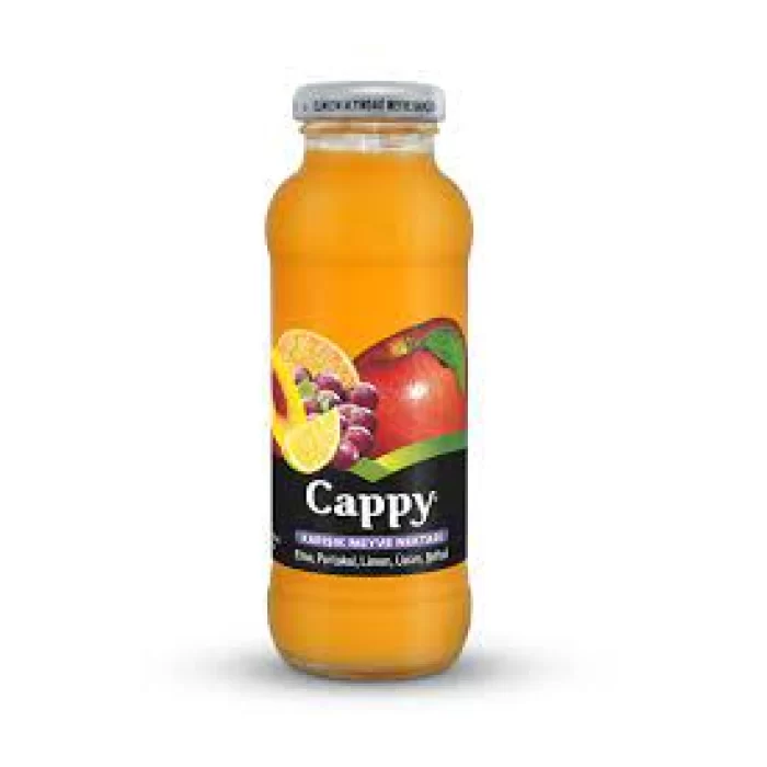 CAPPY MEYVE SUYU CAM 250ML %100 KARISIK