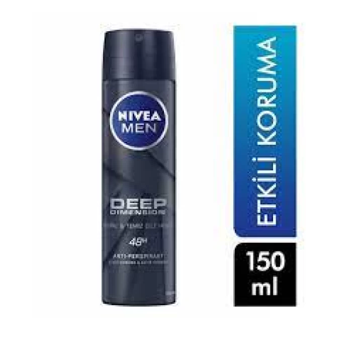 NIVEA DEODORANT 150ML. DEEP DIMESION