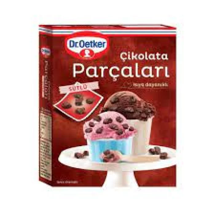 DR.OETKER CIKOLATA PARCALARI 70GR. SUTLU